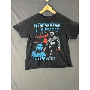 Mike Tyson Iron Mike Graphic Tee Black S-refer to pics for measurements
